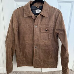 Flint and Tinder Men's Waxed Trucker Jacket